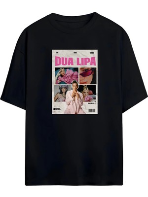 Von Labas Dua Lipa Hayranlarına Özel Unısex Pamuklu Tişört