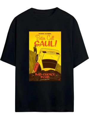Von Labas Better Call Saul Unısex Oversıze Pamuklu T-Shırt