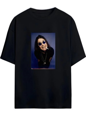 Von Labas Ozzy Osbourne Unısex Oversıze Pamuklu T-Shırt