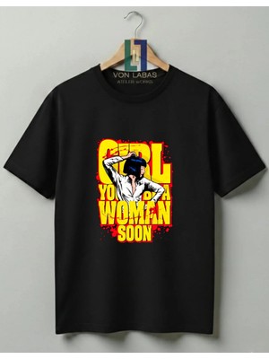 Von Labas Pulp Fiction Tasarımlı Premium Unisex %100 Pamuklu Yüksek Kalite Baskılı Tişört Tvd