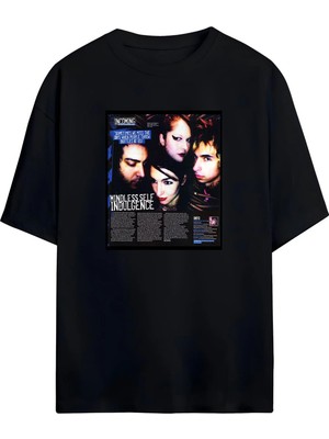 Von Labas Mindless Self Indulgence Msı Hayranlarına Özel Tasarımlı Unısex Oversıze Pamuklu T-Shırt