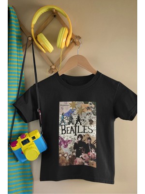 Von Labas The Beatles Rock Pamuklu Çocuk Tshırt