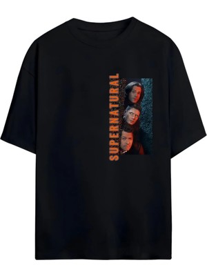 Von Labas Supernatural Tasarımlı Unısex Oversıze T-Shırt