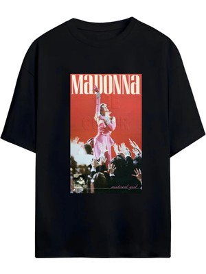 Von Labas Madonna Materıal Gırl Tasarımlı Yeni Sezon Unısex Oversıze Tshırt