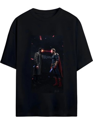 Von Labas The Boys Homelander Unısex Oversıze T-Shırt