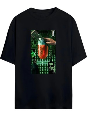 Von Labas ''matrix Evrenini Üzerinizde Taşıyın!'' The Matrıx Tasarımlı Unısex Pamuklu Tshırt