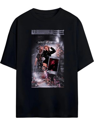 Von Labas Taylor Swıft Tasarımlı Unısex Yeni Sezon Oversıze Pamuklu  T-Shırt