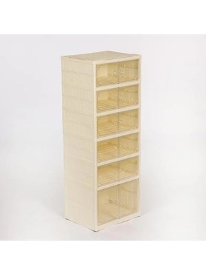 Esranın Dünyası Katlanabilir 6 Raflı Çok Amaçlı Dolap