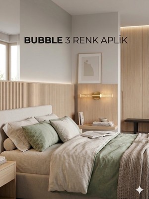 Goldx Bubble 3 Renk Kristal Aplik – Estetik ve Fonksiyonellik Bir Arada!