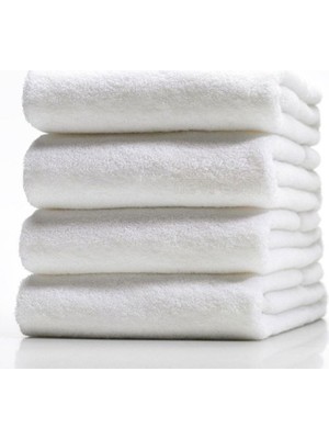 Özdilek 6 Adet Pamuklu Beyaz Otel El-Yüz Havlusu 50x90 cm Yüksek Kalite ve Yumuşak Doku