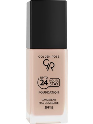 Golden Rose 24 Saate Kadar Kalıcı Fondöten No: 03 SPF 15 Mat Bitiriş ve Yüksek Kapatıcılık