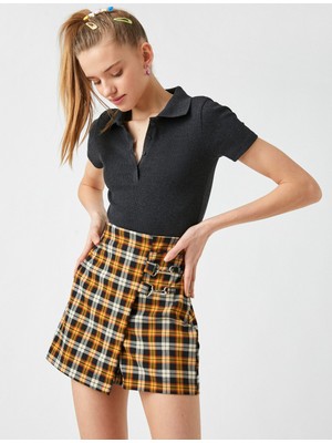 Koton Kısa Kollu Polo Yaka Basic Tişört