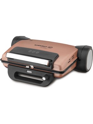 Korkmaz Tostema Rosagold Maxi Tost Makinesi 1600 W Granit Yüzeyli Kolay Temizleme Özelliği