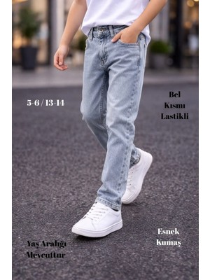 Cedy Denım - Erkek Çocuk Yüksek Bel Regularfit Esnek Jean Pantolon C800