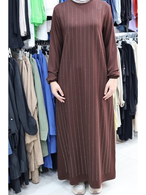 Nermin Önü Taşlı Elbise