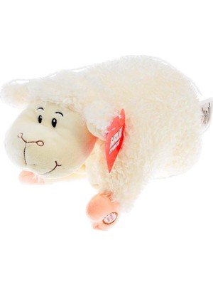Birlik Oyuncak Türkçe Masal Anlatan Yastık Kuzucuk 30 cm Peluş Oyuncak Çocuklar İçin Eğlenceli Masal Arkadaşı