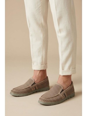 Pisagor PS-620 Erkek Hakiki Deri Ortopedik Yazlık Ayakkabı