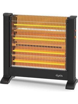 Dysis  Simfer Power Slim HTR-7432 Elektrikli Soba Isıtıcı 2200W Siyah Renkli 40 m² Kullanım Alanı