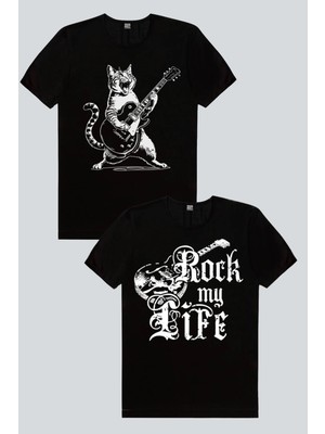 Rock&Roll Sarman Rock, Hayatım Rock 2'li Kadın Tshirt Eko Paket