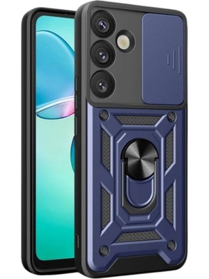 Sb Shopping Galaxy S25 Kılıf Pars Lens Yüzüklü - Lacivert