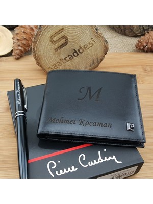 Pierre Cardin Deri Erkek Cüzdan + Kalem Kartlık Bölmeli ve Fermuarlı Model Özellikleriyle