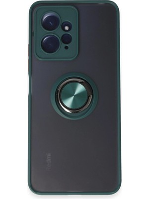 Sb Shopping Note 12 4g Kılıf Montreal Yüzüklü Kapak - Yeşil