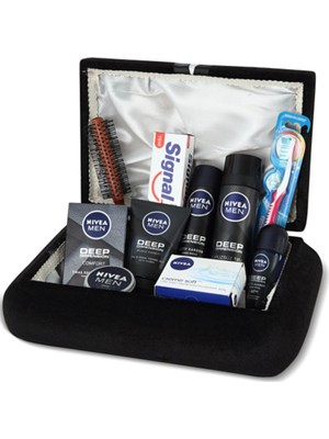 Nivea Erkek Bakım Seti - Normal Cilt Tipine Uygun Damat Nişan Çeyiz Bohça Sandık Seti