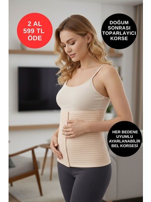 Doğum Sonrası Toparlayıcı Medikal Kadın Korse, Bel ve Sırt Destek