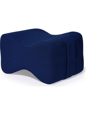 Yüksek Konforlu Ortopedik Diz Arası Yastık 25X20/15 Cm, Lacivert
