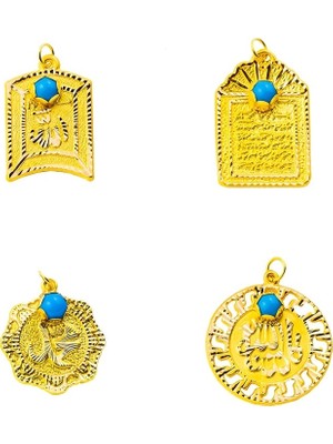 Bilezikci Arapça Yazılı 14 Ayar Altın Maşallah