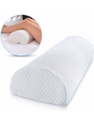 Yumuşak Visco Yarım Silindir Yastık 41X17X9 Cm, Rahat Uyku Için