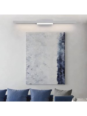 Nuvvo LED Ayna Lambası, Banyo Duvar Lambaları, Alüminyum, Su Geçirmez, Duvar Aydınlatması, Resim Aydınlatması, Modern, Uzun Duvar Lambası, Oturma Odası, Yatak Odası, Makyaj Masası Için (Beyaz Doğal