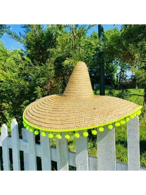 Aktez-El Meksika Şapka Doğal Hasır