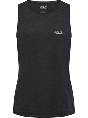 Belirtilmemiş Jack Wolfskin Wildtrail Tank Top Kadın Gri Tişört