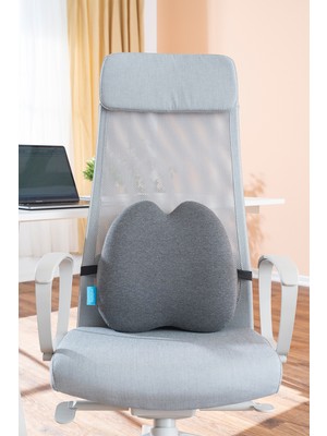 Konforlu Ortopedik Visco Bel Yastığı 39X39X11 Cm, Ofis ve Araba Destek