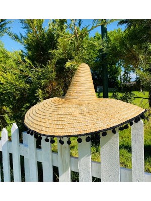 Aktez-El Meksika Şapka Doğal Hasır