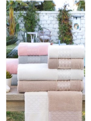 Özdilek Elissa El Yüz Havlusu 10 Adet 50 x 90 cm  Pamuk Renkli Plaj Havlusu