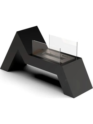 Starfire Erc Siyah Taşınabilir Bioethanol Şömine – Dumansız, Kokusuz