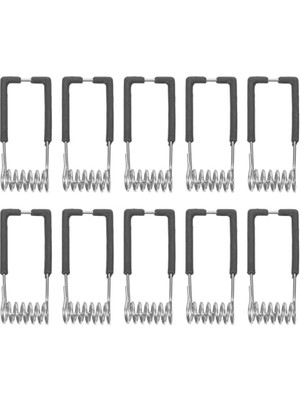 Nuvvo 25 Adet Gömme Aydınlatma Yaylı Klipsi: LED Işık Yayan Diyot Gömme Aydınlatma Aksesuarları - Tavan Lambaları, Spot Lambaları Için Sabitleme Kelepçeleri Yaylı Klipsler