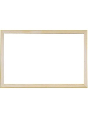 İnter 45 x 60 Ahşap Çerçeveli Yazı Tahtası Ekonomik Hafif Kullanışlı Ürün
