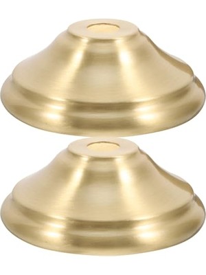 Nuvvo Hohopeti Tavan Lambaları Için 2 Adet Pirinç Lamba Tutucu Tabanı, Düz Tasarım, Oturma Odası ve Yatak Odası Aydınlatması Için Sade Lamba Başlığı.