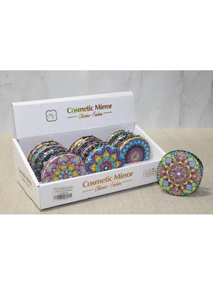 Freedom Storee Taşlı El Aynası Yuvarlak Ince ALK3756