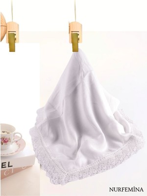 Nurfemina Iğne Oyası El Işçiliği Gibi Mevlüt & Namaz Örtüsü – Çeyizlik Başörtüsü Şal | Özel Gün ve Hediyelik”