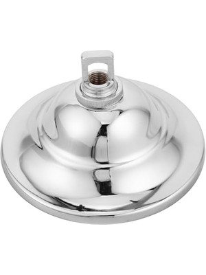 Nuvvo Kancalı Asma Lamba Tabanı - Ev, Yurt, Restoran Için Tavan Lambası Deliği Şeklinde Lamba Tabanı, Ev Ortamını Güzelleştirmek Için Gümüş Renk