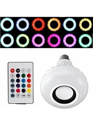 Esranın Dünyası Renkli Gece Lambası ve Bluetooth Hoparlör - Kumandalı