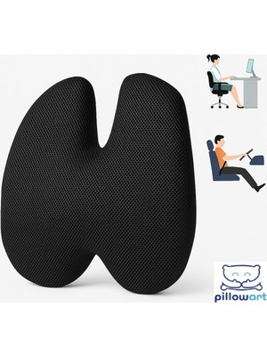 Konforlu Visco Bel ve Sırt Minderi, Ortopedik Destek, Yüksek Kalite