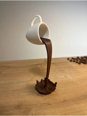 Dekoratif Dökülen Kahve Figürü - Kahve Köşesi