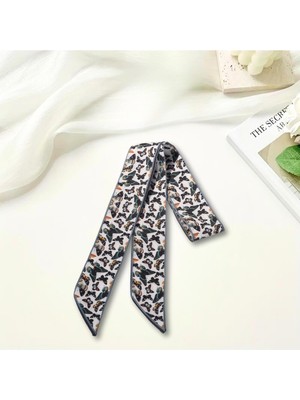 Nurfemina Kelebek Figürlü Çanta Bileklik Saç Çok Amaçlı Kadın Kelebek Fular / Saç Bandana / Saç Aksesuar