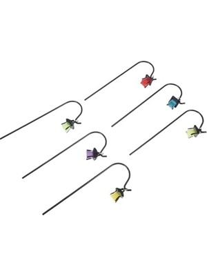 Nuvvo 6 Adet Lı Mini Bahçesi Feneri Seti Parlak Gece Işığı Veren Küçük Sokak Lambası Modeli Mikro Peyzaj ve Evi Dekoru Için Rustik Bahçe Aksesuarları