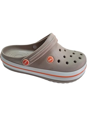 Akınalbella Camel Beyaz Turuncu Sabo Crocs Modeli Terlik Hastane Terliği Hemşire Doktor Terliği